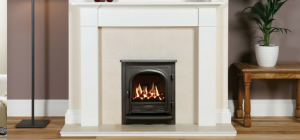 Inset gas fire installation